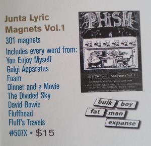 Junta Lyrics Magnets Vol.1 (3)